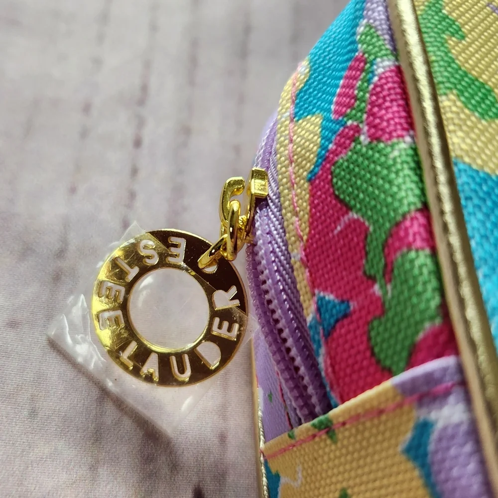 Lilly Pulitzer X Estée Lauder Floral Makeup Bag